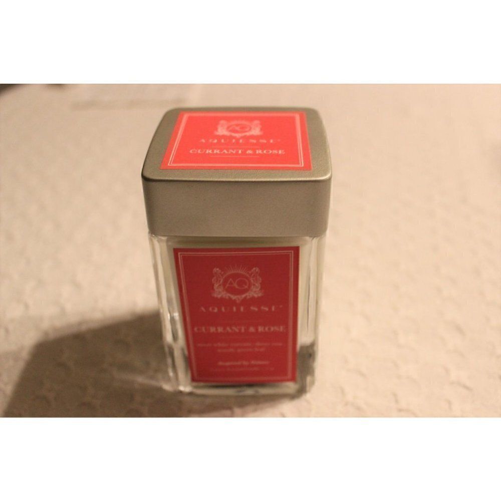 New Aquiesse Currant & Rose 5oz Luxe Soy Candle